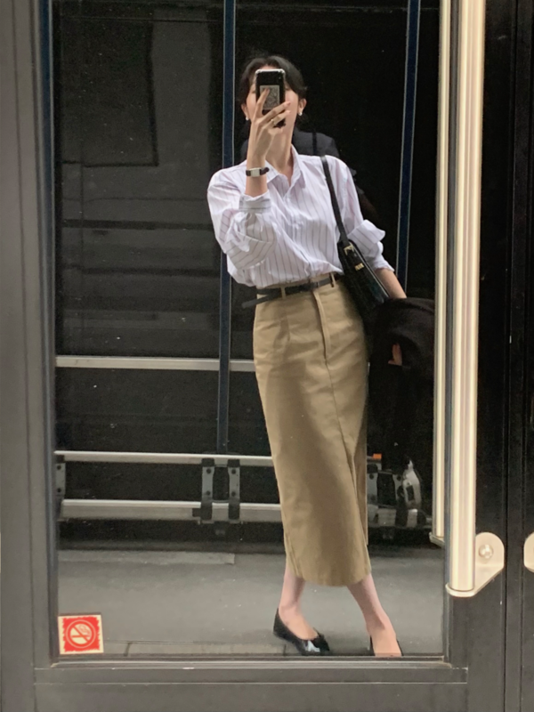 Flip cotton skirt (belt set)
