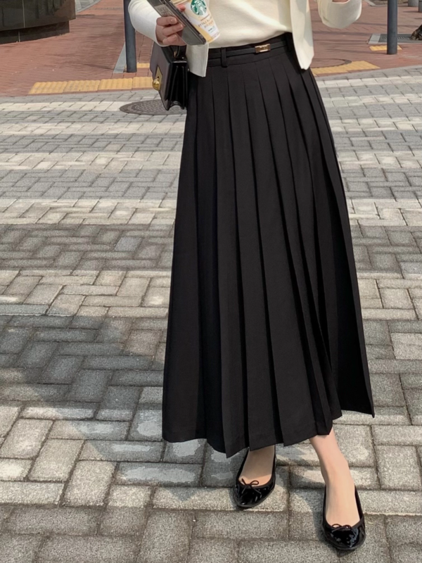 (Only) Pleats soft skirt